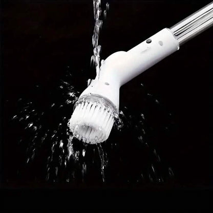 Cordless Electric Spin Scrubber with 6 Brush Heads and Adjustable Long Handle - A-1 Thread Vault