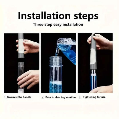 Cordless Electric Spin Scrubber with 6 Brush Heads and Adjustable Long Handle - A-1 Thread Vault