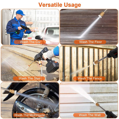 Cordless Portable Pressure Car Washer - A-1 Thread Vault