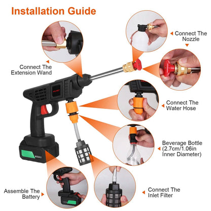 Cordless Portable Pressure Car Washer - A-1 Thread Vault