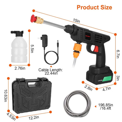 Cordless Portable Pressure Car Washer - A-1 Thread Vault