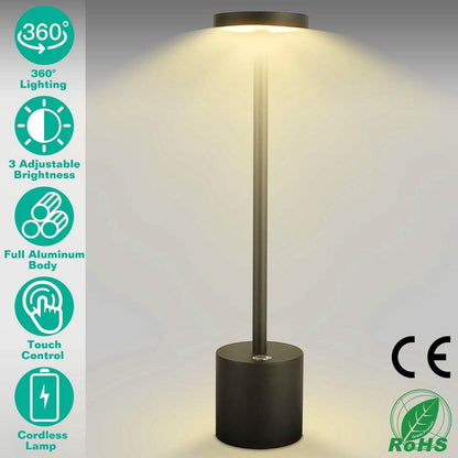 Cordless Portable Rechargeable Table Lamp - A-1 Thread Vault