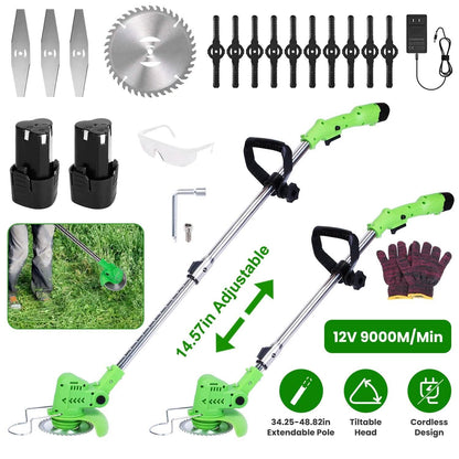 Cordless Rechargeable Grass Trimmer - A-1 Thread Vault