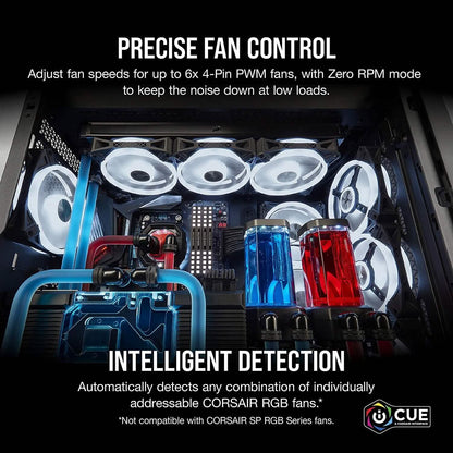 CORSAIR iCUE COMMANDER CORE XT, Digital Fan Speed and RGB Lighting Controller (Refurbished) - A-1 Thread Vault