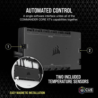 CORSAIR iCUE COMMANDER CORE XT, Digital Fan Speed and RGB Lighting Controller (Refurbished) - A-1 Thread Vault