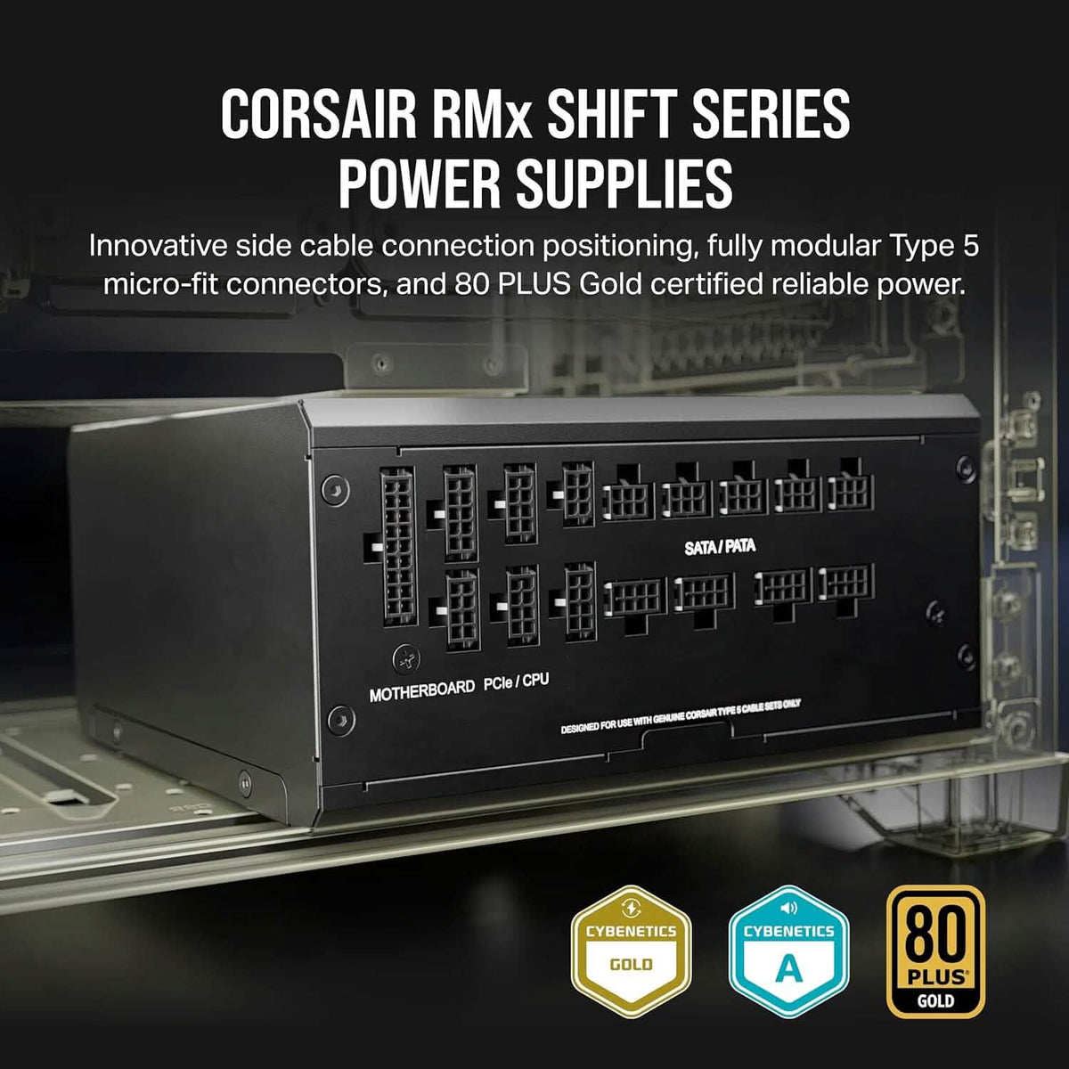 Corsair RM1200x Shift Fully Modular ATX Power Supply (Refurbished) - A-1 Thread Vault