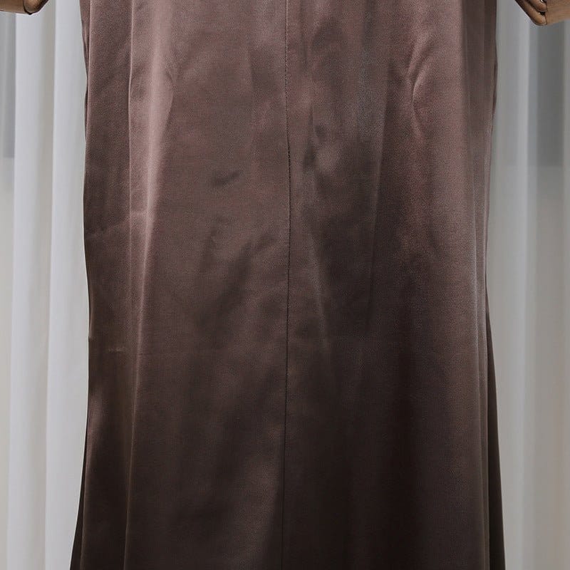 Corset Peplum Top & Maxi Skirt Set (MS396) - A-1 Thread Vault