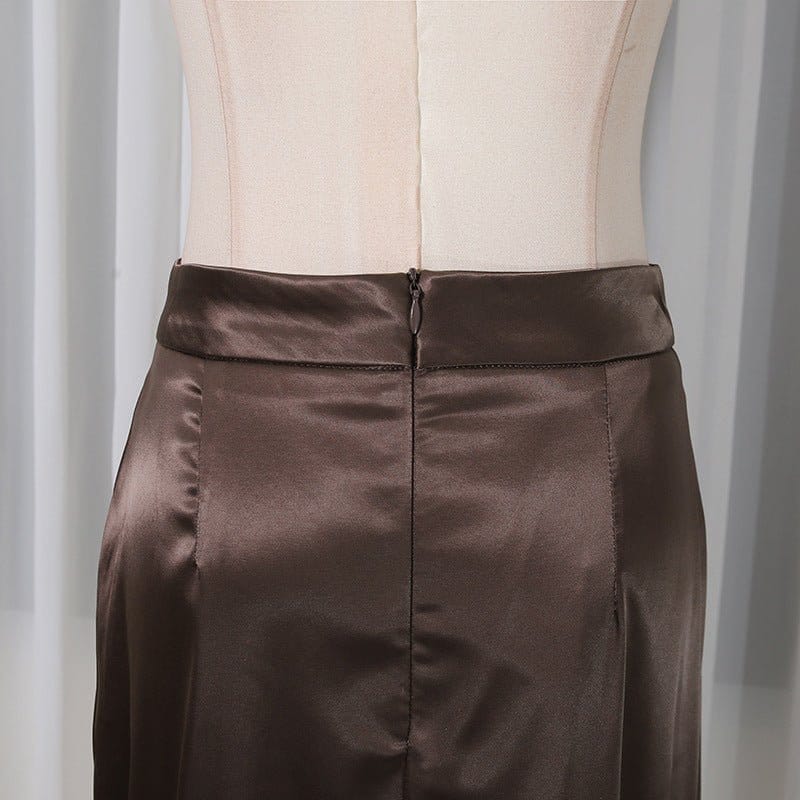 Corset Peplum Top & Maxi Skirt Set (MS396) - A-1 Thread Vault