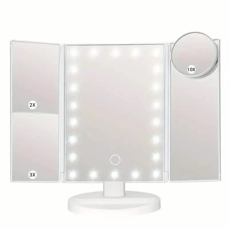 Cosmetic Mirror with Lights and 10X Magnification - A-1 Thread Vault