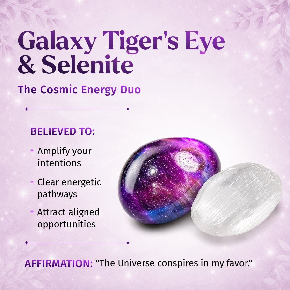 Cosmic Energy Amplifier - Galaxy Tiger’s Eye Bracelet - A-1 Thread Vault