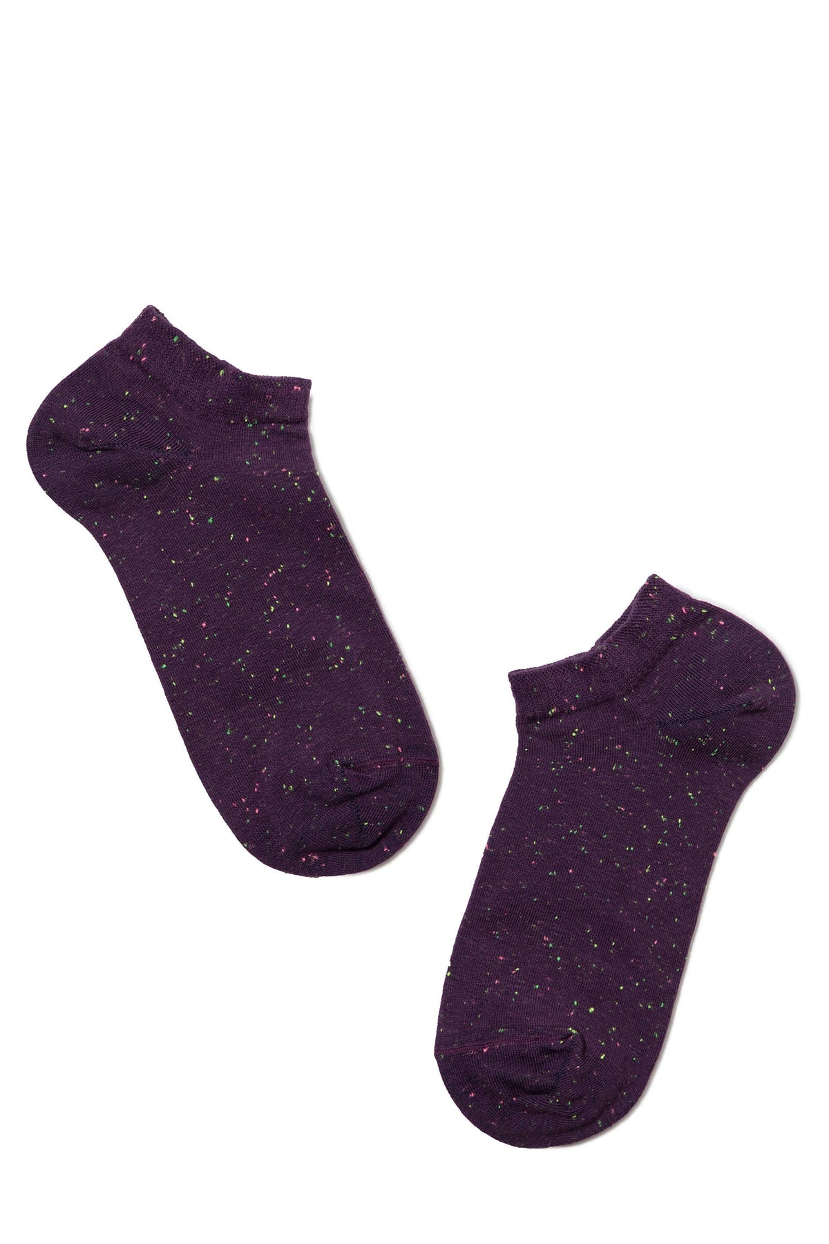 Cotton Ankle Socks Conte Active - 085 Knitted Colorful Pixels - A-1 Thread Vault