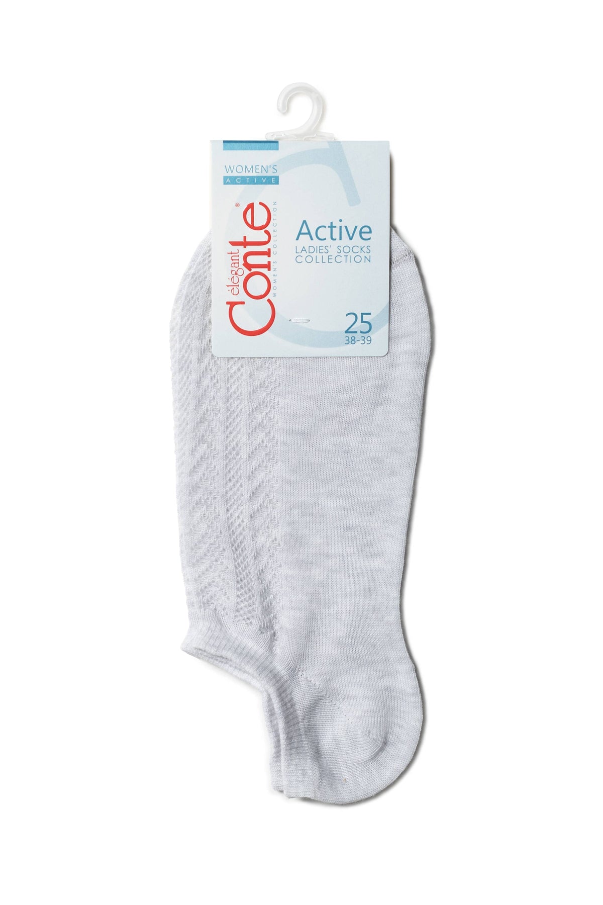 Cotton Ankle Socks Conte Active - 179 Openwork Weave - A-1 Thread Vault