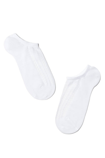 Cotton Ankle Socks Conte Active - 179 Openwork Weave - A-1 Thread Vault