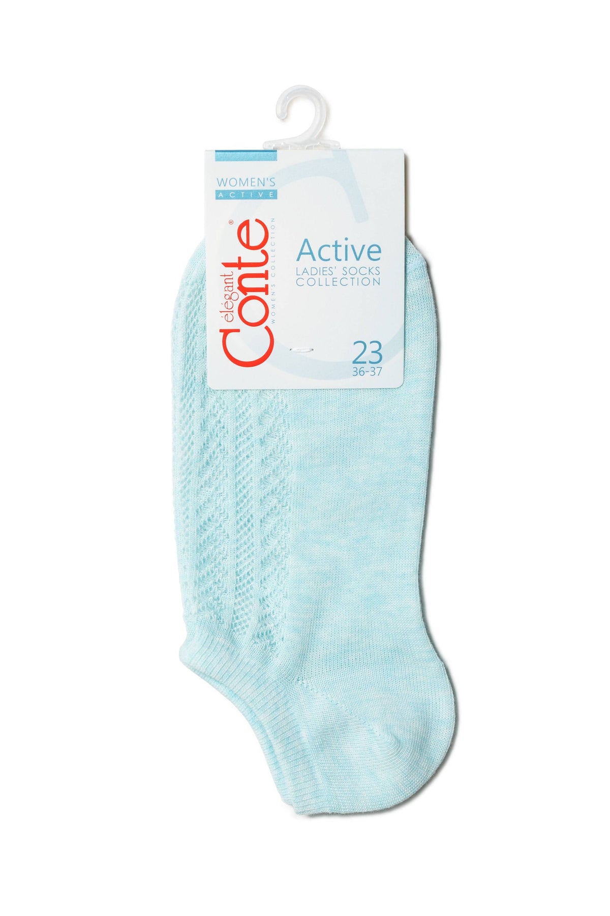 Cotton Ankle Socks Conte Active - 179 Openwork Weave - A-1 Thread Vault