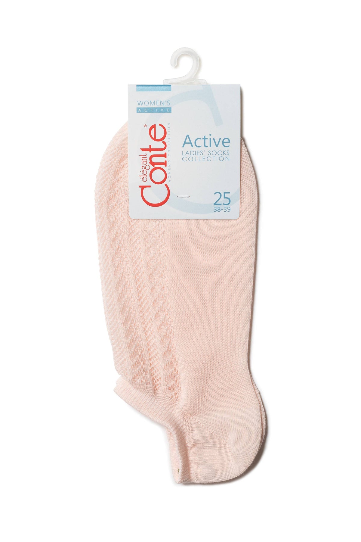 Cotton Ankle Socks Conte Active - 179 Openwork Weave - A-1 Thread Vault