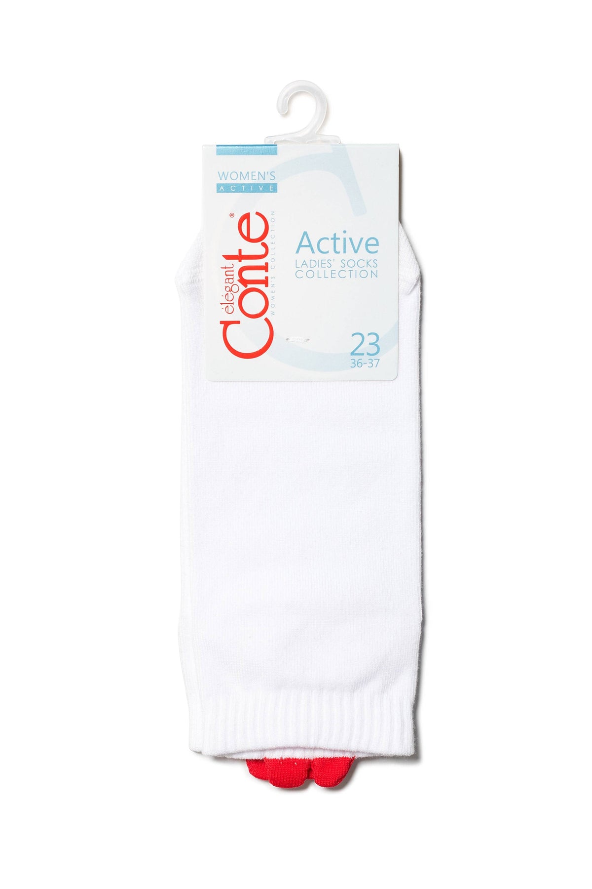 Cotton Ankle Socks Conte Active - 221 Picot Heart - A-1 Thread Vault
