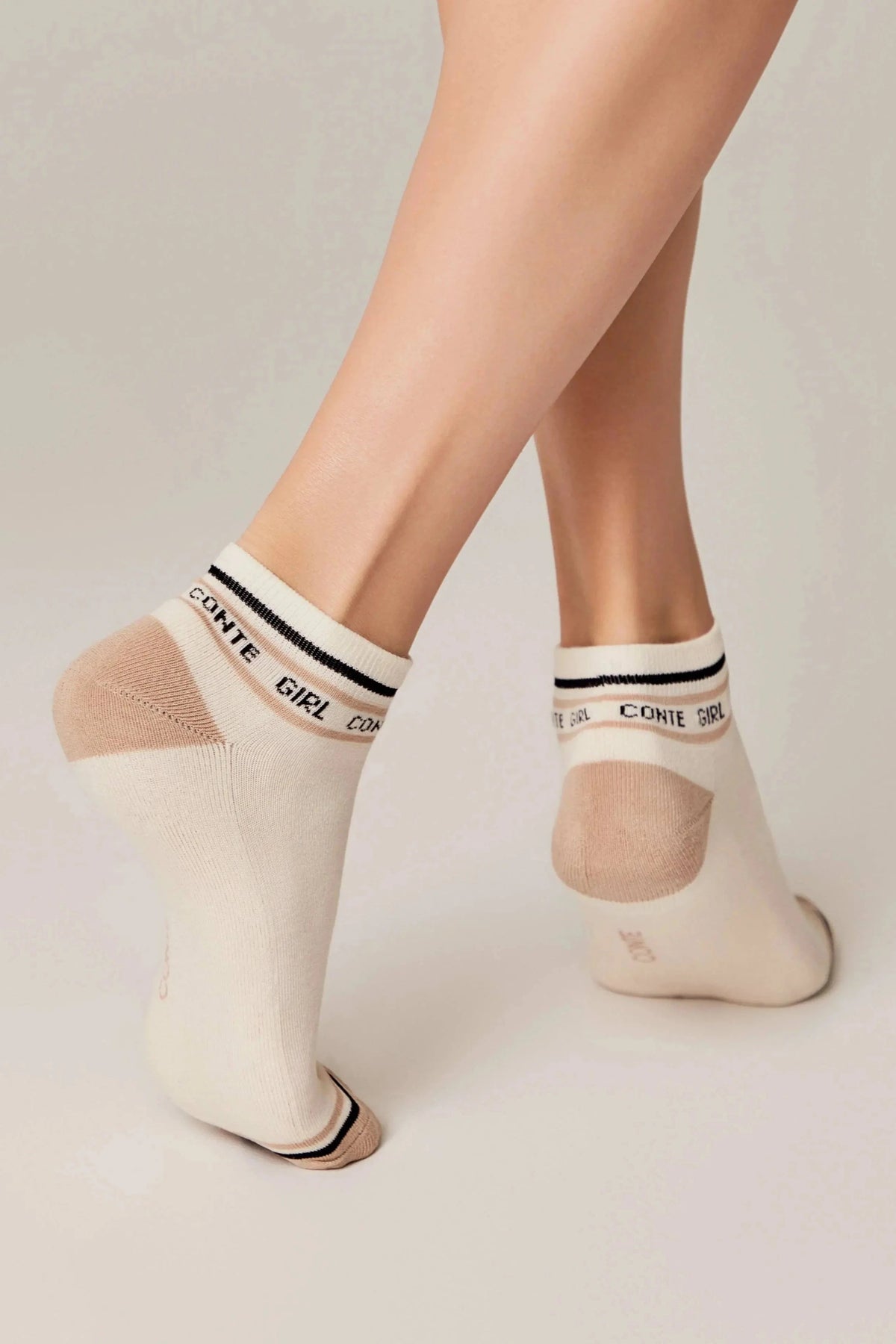 Cotton Ankle Socks Conte Active 572 - Terry Foot - A-1 Thread Vault