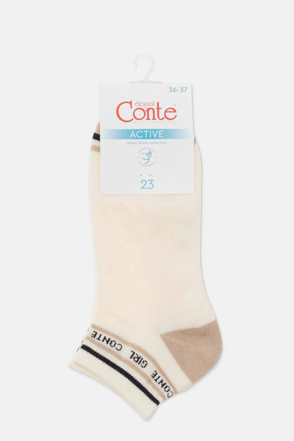 Cotton Ankle Socks Conte Active 572 - Terry Foot - A-1 Thread Vault