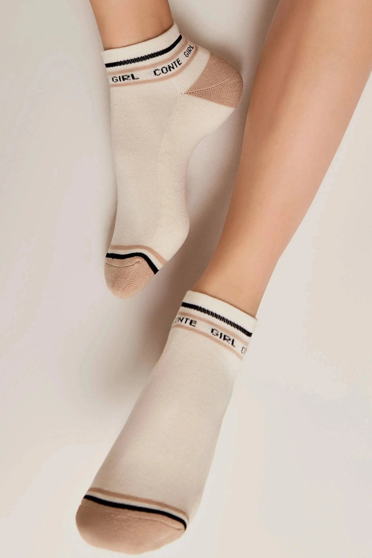 Cotton Ankle Socks Conte Active 572 - Terry Foot - A-1 Thread Vault