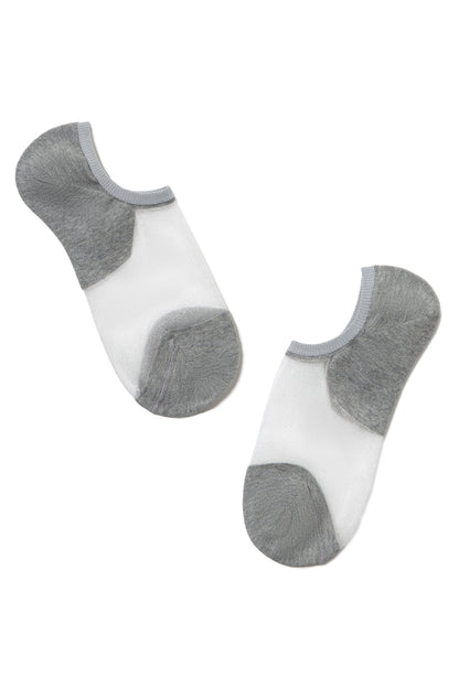 Cotton Ankle Socks Conte Active - Inserts Of Transparent Mesh - A-1 Thread Vault