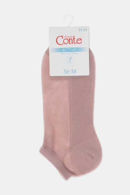 Cotton Ankle Socks Conte Active - Mesh 277 - A-1 Thread Vault