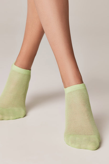 Cotton Ankle Socks Conte Active - Mesh 277 - A-1 Thread Vault