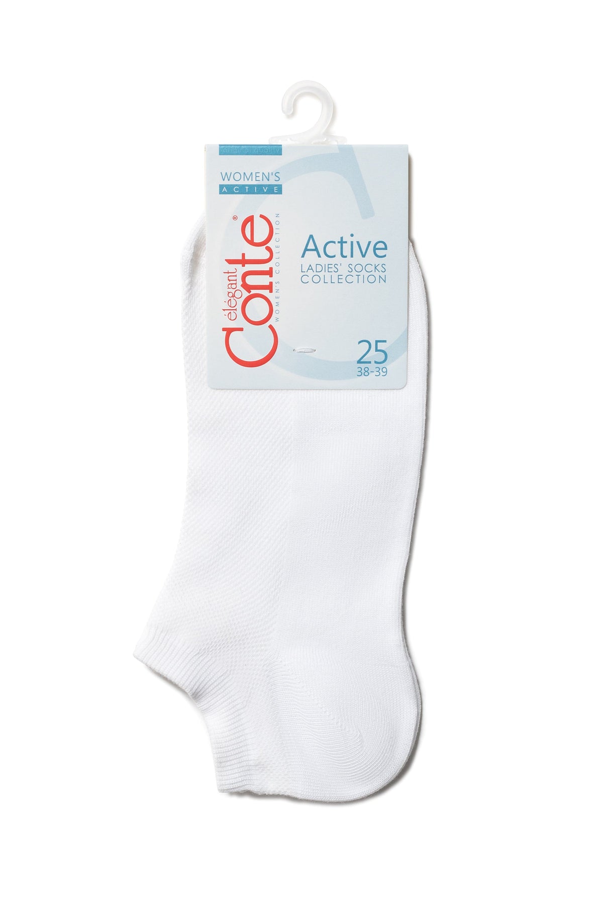 Cotton Ankle Socks Conte Active - Mesh Pattern 484 - A-1 Thread Vault