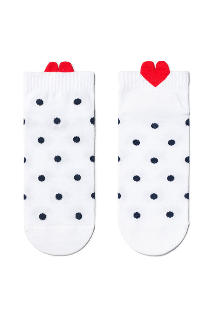 Cotton Ankle Socks Conte Active - Polka Dots 222 - A-1 Thread Vault