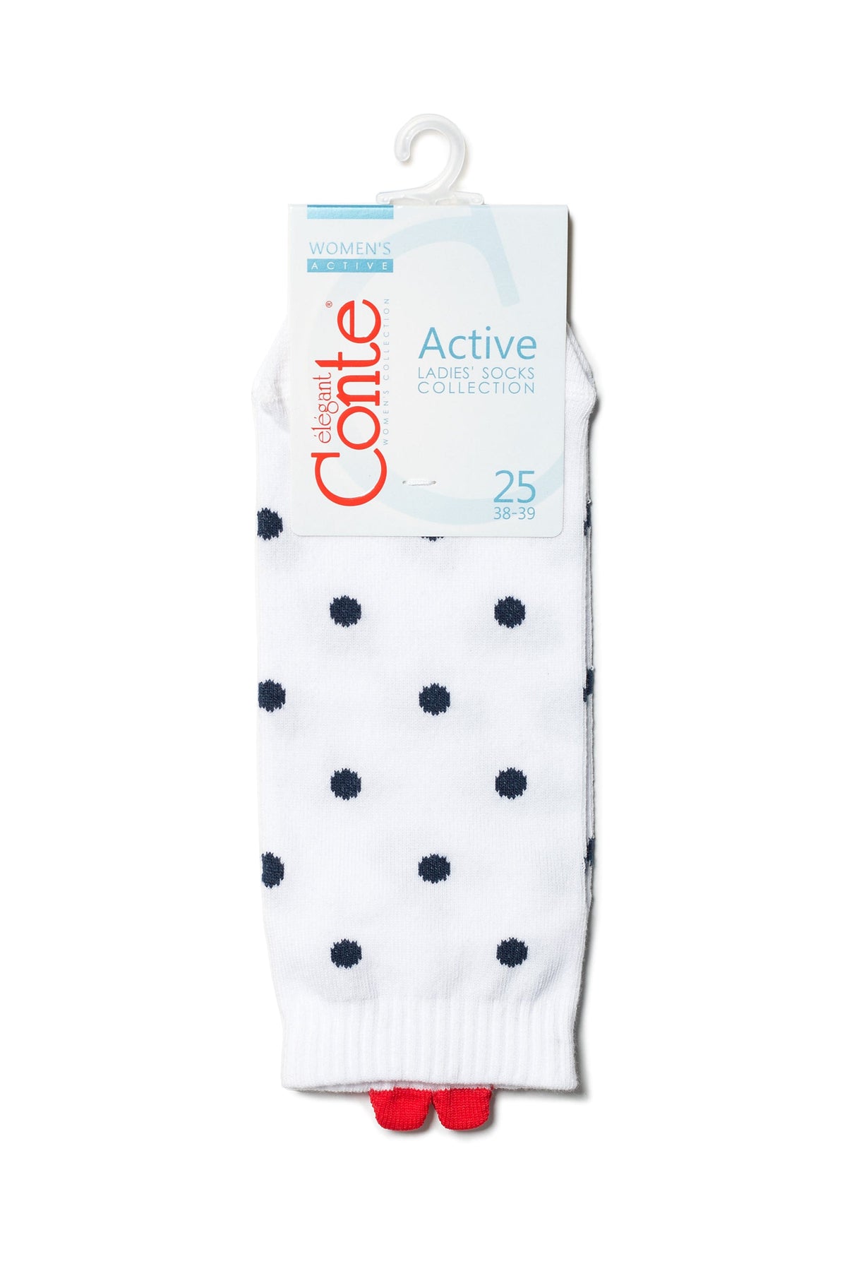 Cotton Ankle Socks Conte Active - Polka Dots 222 - A-1 Thread Vault