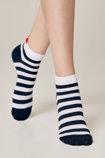 Cotton Ankle Socks Conte Active - Stripes 223 - A-1 Thread Vault