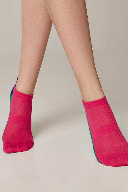 Cotton Ankle Socks Conte Active - With a "Tongue" 393 - A-1 Thread Vault
