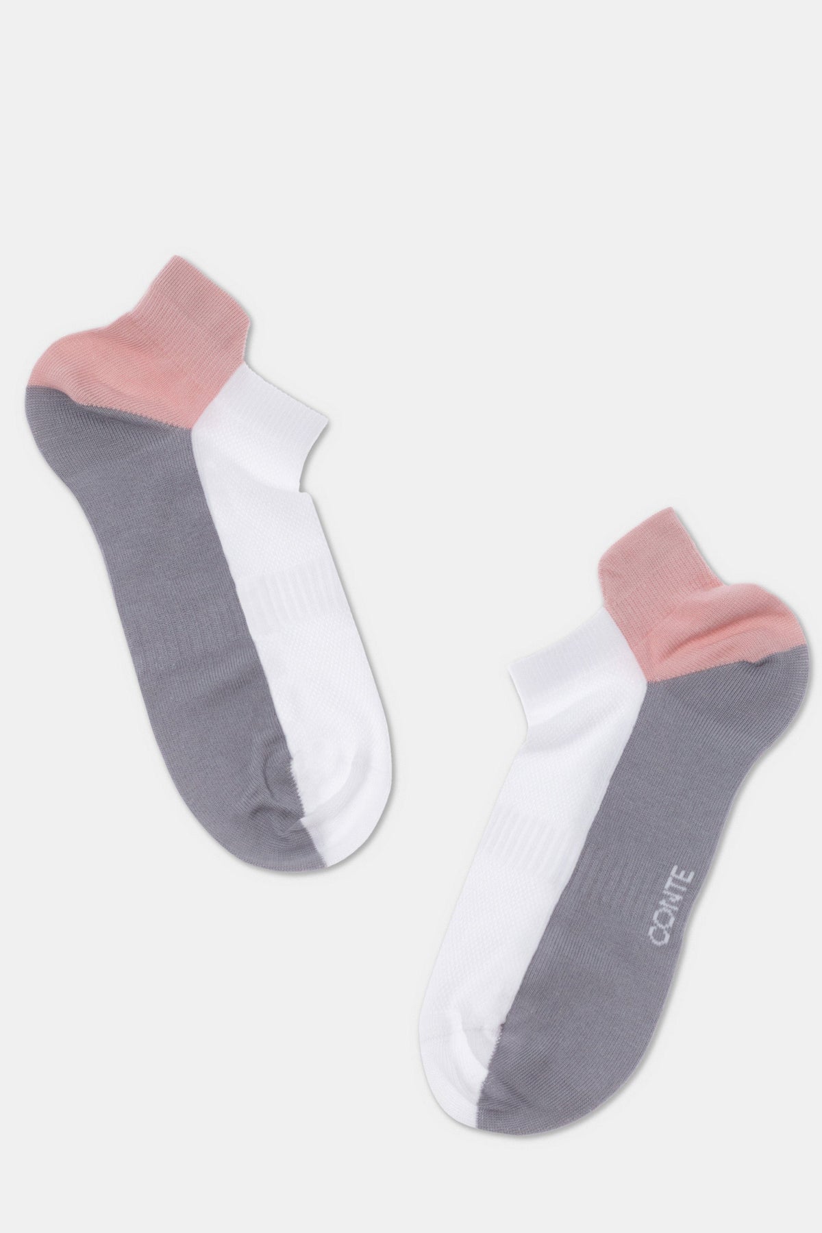 Cotton Ankle Socks Conte Active - With a "Tongue" 393 - A-1 Thread Vault