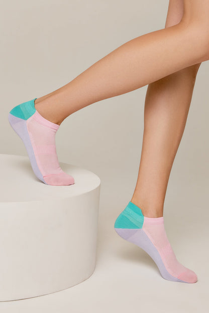 Cotton Ankle Socks Conte Active - With a "Tongue" 393 - A-1 Thread Vault