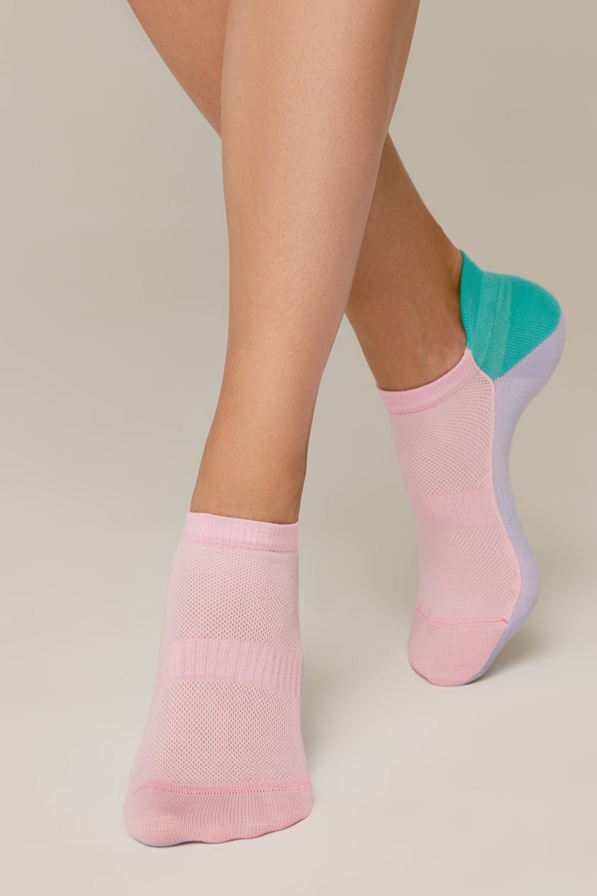 Cotton Ankle Socks Conte Active - With a "Tongue" 393 - A-1 Thread Vault