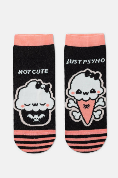 Cotton Ankle Socks Conte Happy 358 - Cute - A-1 Thread Vault