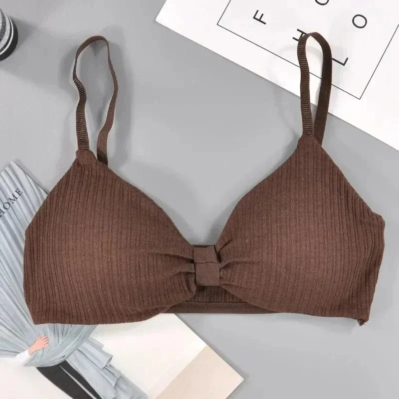 Cotton Brassiere Comfort Padded Bra Top Female Bralette Seamless Underwear Wire Free Bras for Women Sexy Lingerie Push Up Bras - A-1 Thread Vault
