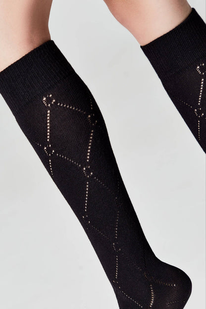 Cotton Knee Highs Conte Classic 007 - A-1 Thread Vault