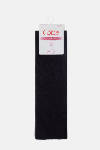 Cotton Knee Highs Conte Classic 007 - A-1 Thread Vault