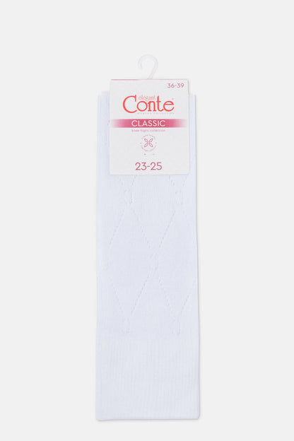 Cotton Knee Highs Conte Classic 007 - A-1 Thread Vault