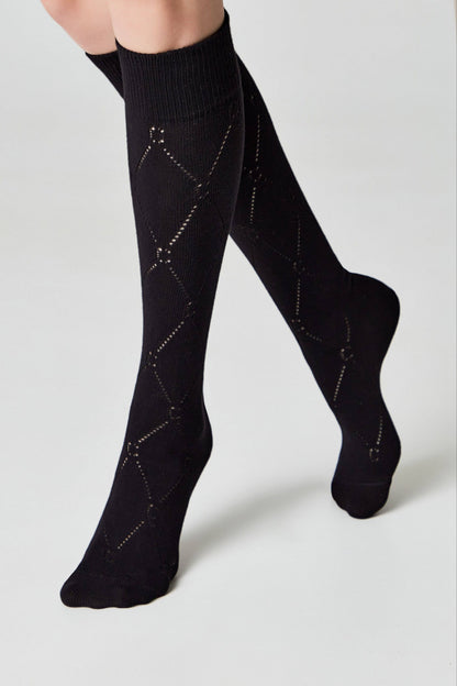 Cotton Knee Highs Conte Classic 007 - A-1 Thread Vault