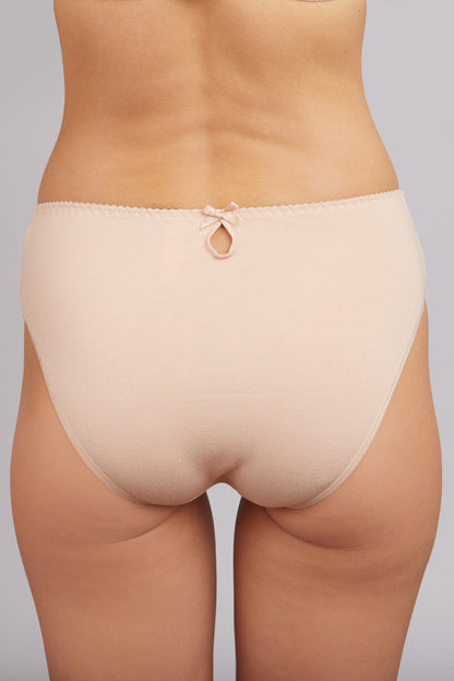 Cotton Panties Milavitsa 230360 - Medium-Waisted Slip - A-1 Thread Vault