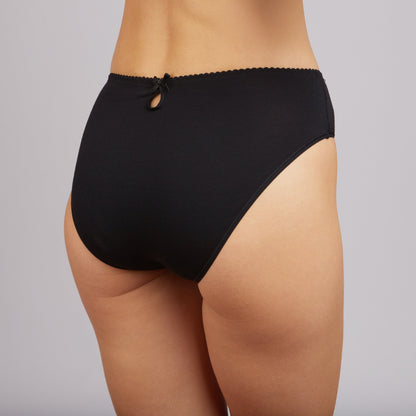 Cotton Panties Milavitsa 230360 - Medium-Waisted Slip - A-1 Thread Vault
