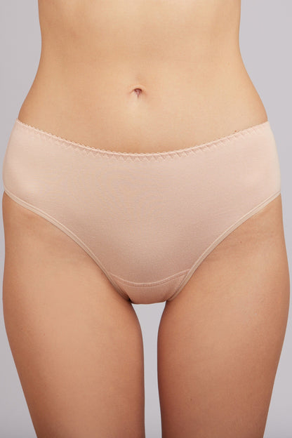 Cotton Panties Milavitsa 230360 - Medium-Waisted Slip - A-1 Thread Vault