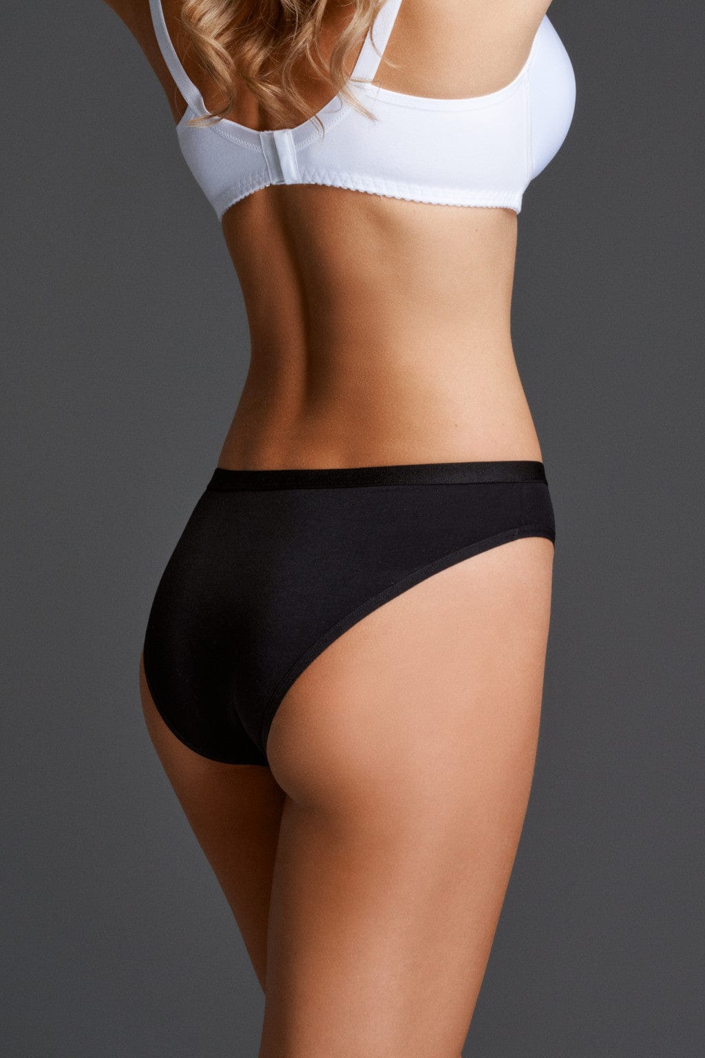 Cotton Panties Milavitsa 265420 - Medium-Waisted Slip - A-1 Thread Vault