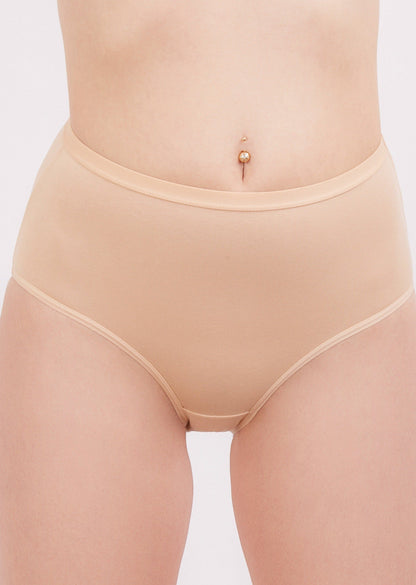 Cotton Panties Milavitsa 265450 - High-Waisted Slip - A-1 Thread Vault