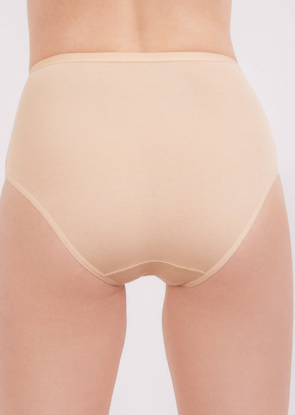 Cotton Panties Milavitsa 265450 - High-Waisted Slip - A-1 Thread Vault