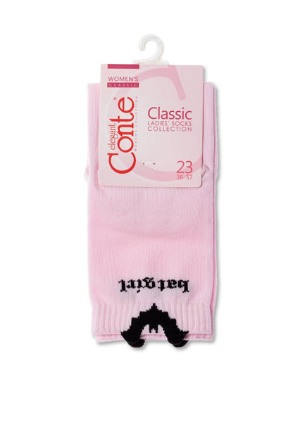 Cotton Socks Conte Classic 245 - Picot "Batgirl" - A-1 Thread Vault