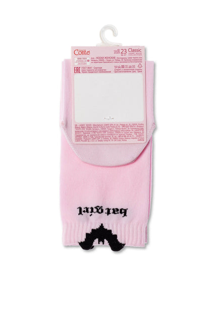 Cotton Socks Conte Classic 245 - Picot "Batgirl" - A-1 Thread Vault