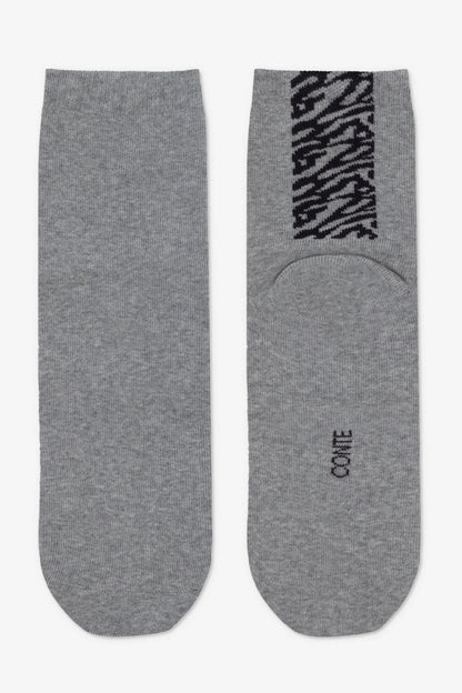 Cotton Socks Conte Comfort 570 - Zebra Stripes - A-1 Thread Vault