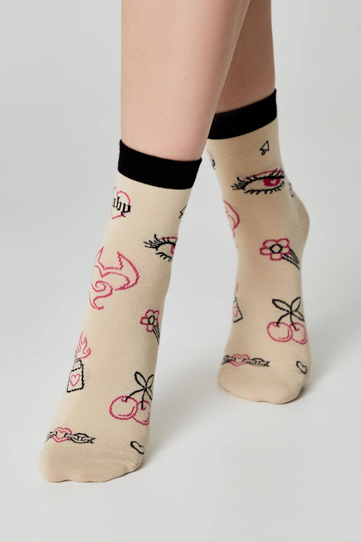 Cotton Socks Conte Happy 605 - Baby Love - A-1 Thread Vault